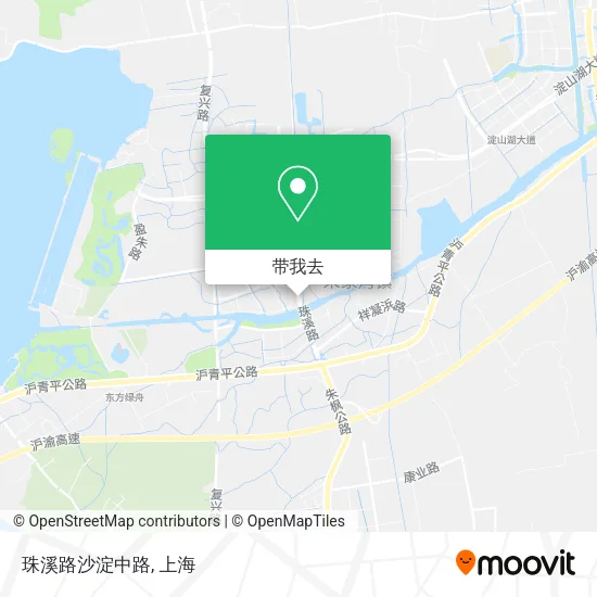 珠溪路沙淀中路地图