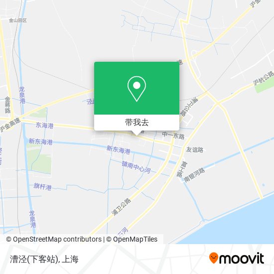 漕泾(下客站)地图