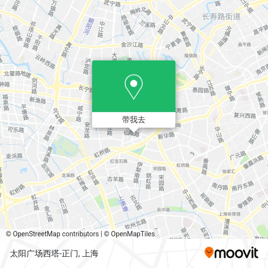 太阳广场西塔-正门地图