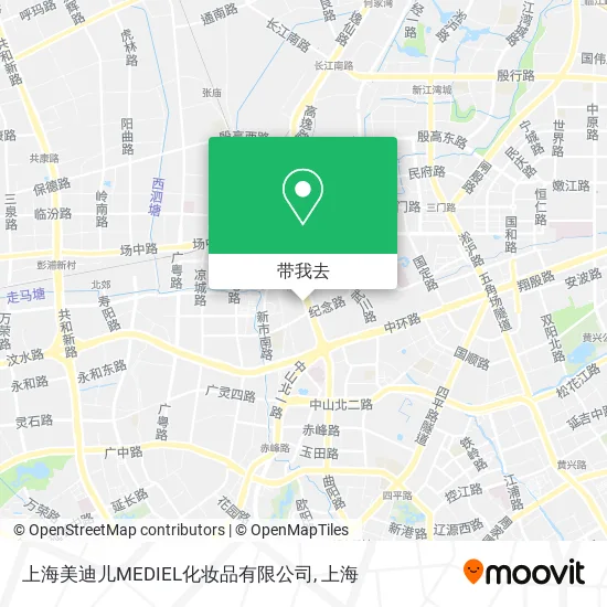 上海美迪儿MEDIEL化妆品有限公司地图