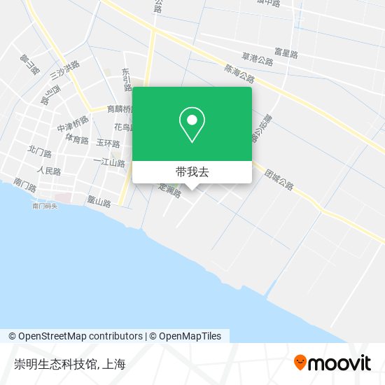 崇明生态科技馆地图