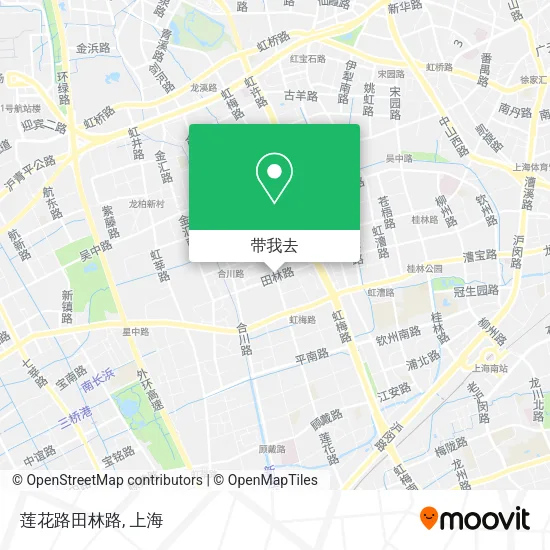莲花路田林路地图