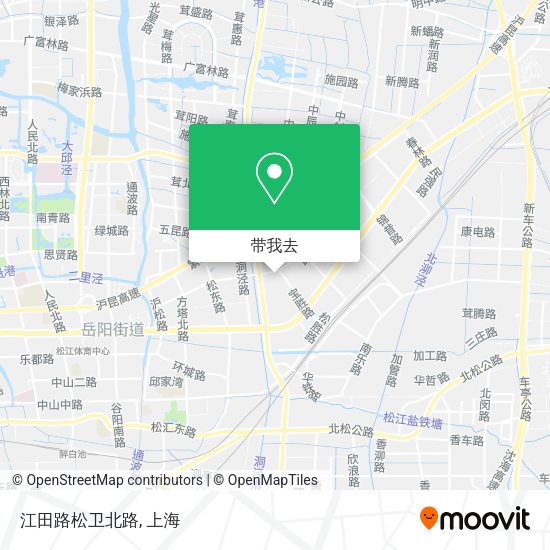 江田路松卫北路地图