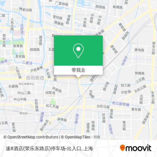速8酒店(荣乐东路店)停车场-出入口地图
