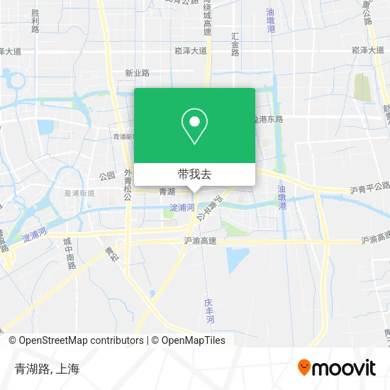 青湖路地图