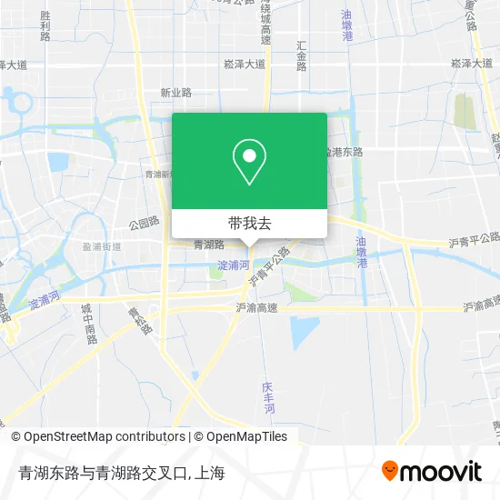 青湖东路与青湖路交叉口地图