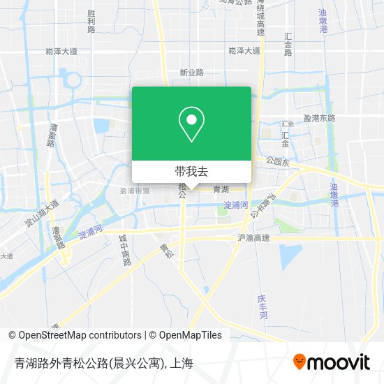 青湖路外青松公路(晨兴公寓)地图