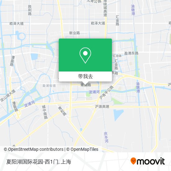夏阳湖国际花园-西1门地图