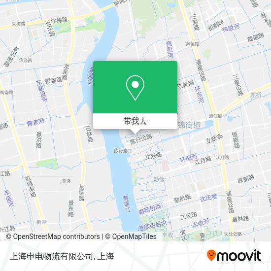 上海申电物流有限公司地图