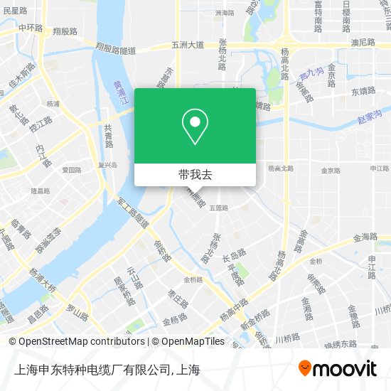 上海申东特种电缆厂有限公司地图