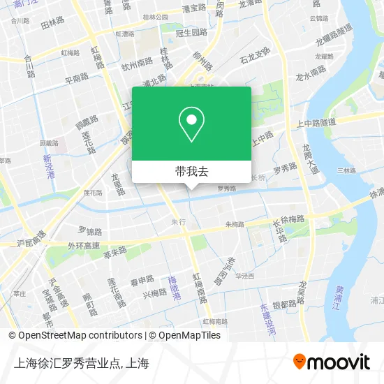 上海徐汇罗秀营业点地图