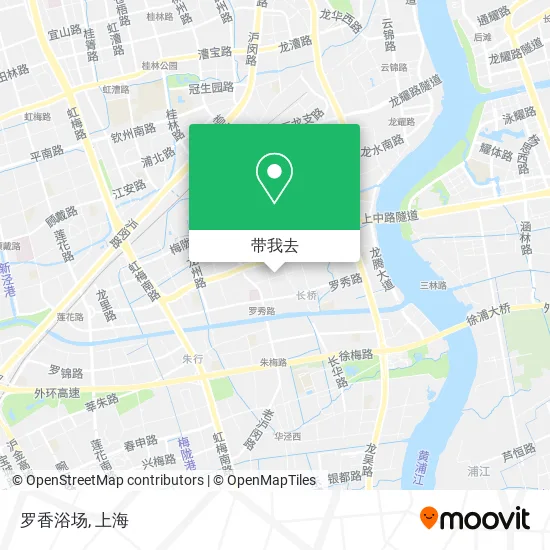罗香浴场地图