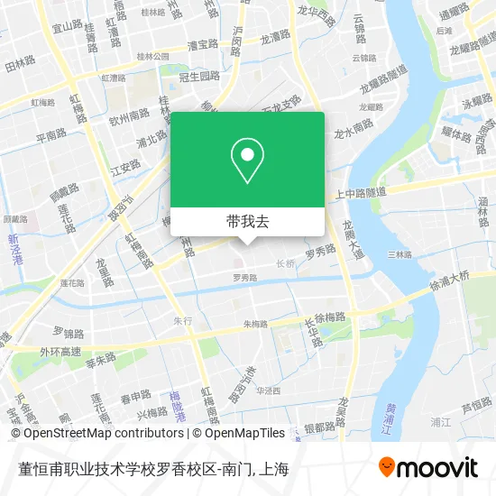 董恒甫职业技术学校罗香校区-南门地图