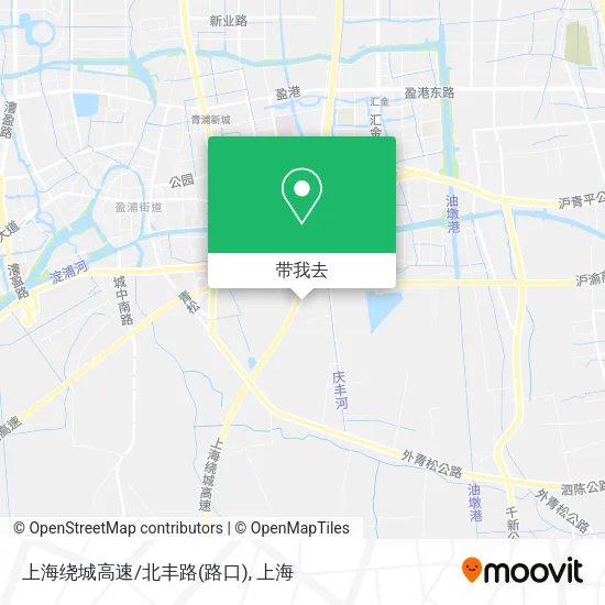 上海绕城高速/北丰路(路口)地图