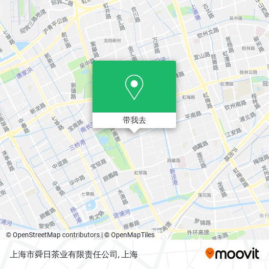 上海市舜日茶业有限责任公司地图