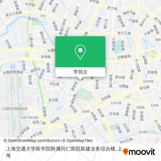上海交通大学医学院附属同仁医院新建业务综合楼地图