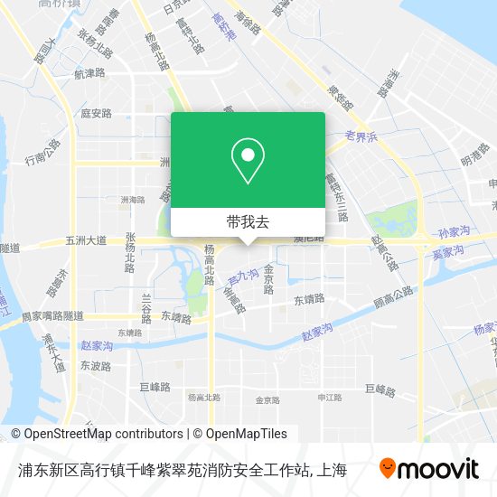 浦东新区高行镇千峰紫翠苑消防安全工作站地图