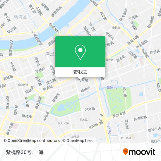 紫槐路30号地图
