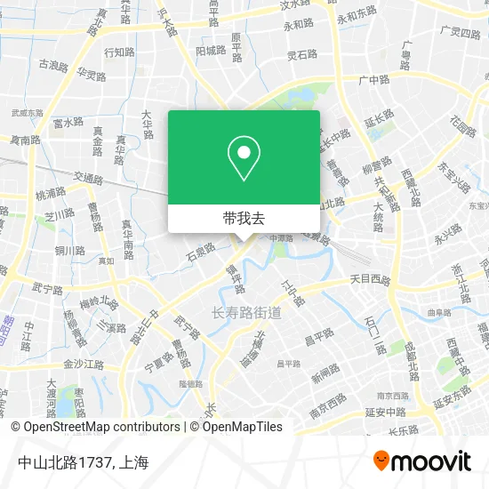 中山北路1737地图