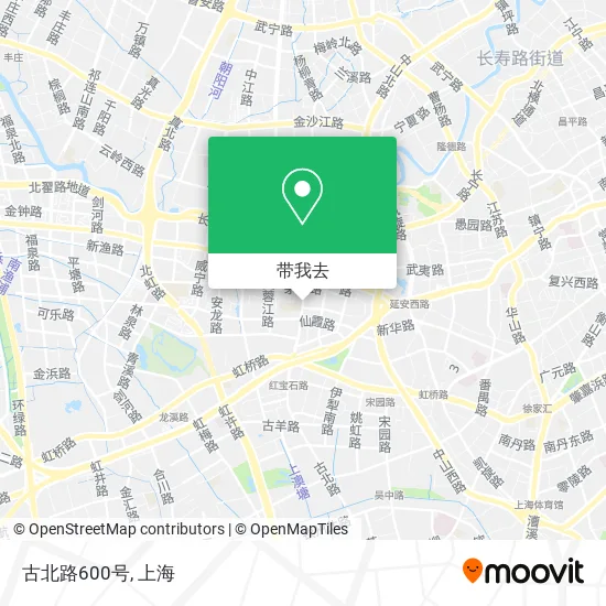 古北路600号地图