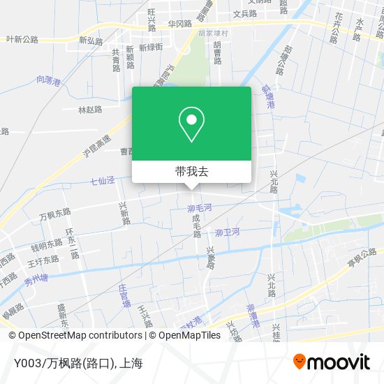 Y003/万枫路(路口)地图