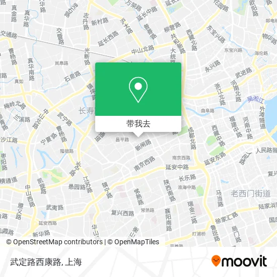 武定路西康路地图