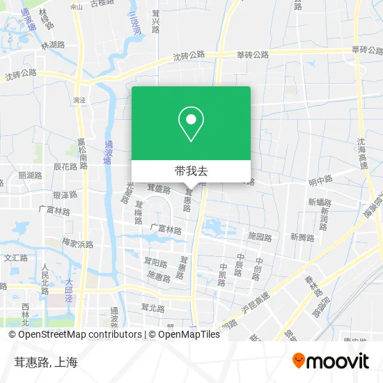 茸惠路地图