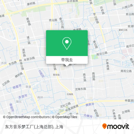 东方音乐梦工厂(上海总部)地图