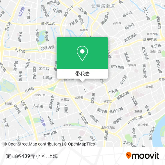 定西路439弄小区地图