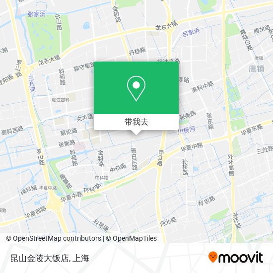 昆山金陵大饭店地图