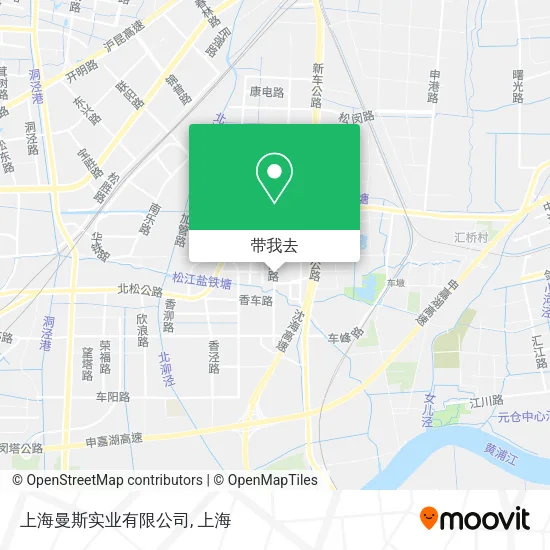 上海曼斯实业有限公司地图