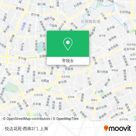 悦达花苑-西南2门地图