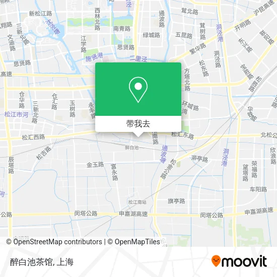 醉白池茶馆地图