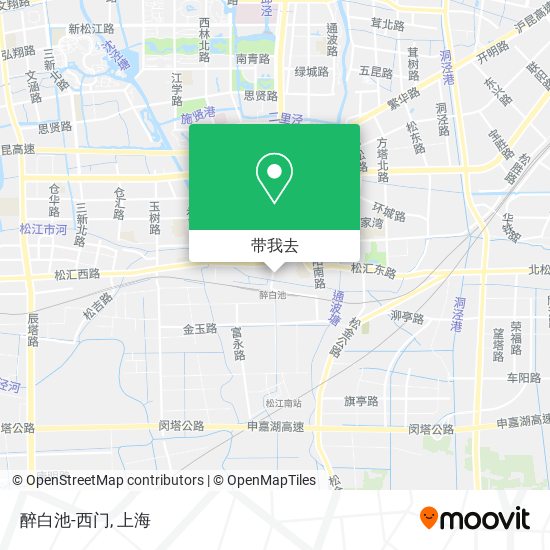 醉白池-西门地图