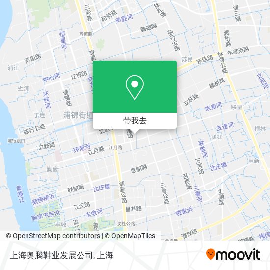 上海奥腾鞋业发展公司地图