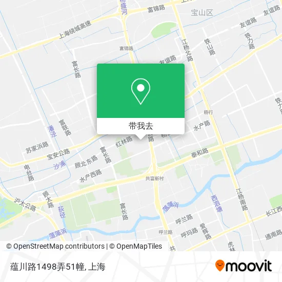 蕴川路1498弄51幢地图
