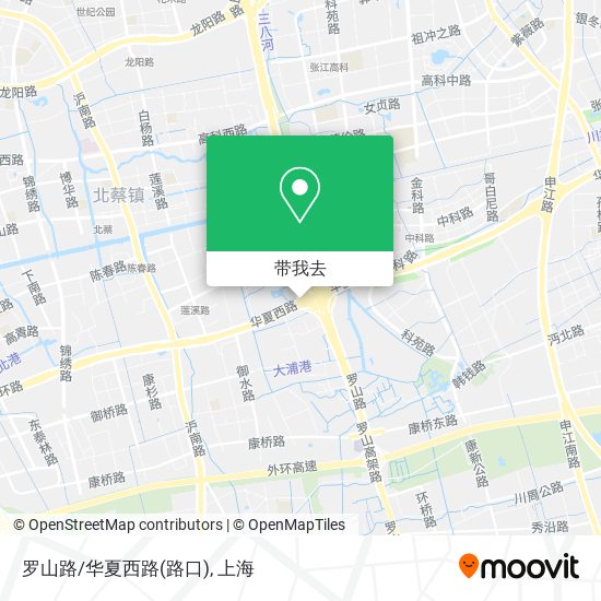 罗山路/华夏西路(路口)地图