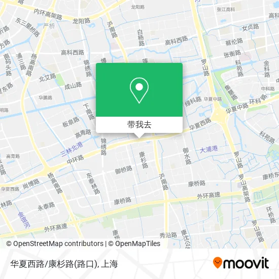 华夏西路/康杉路(路口)地图