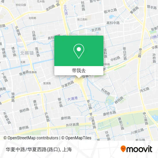 华夏中路/华夏西路(路口)地图