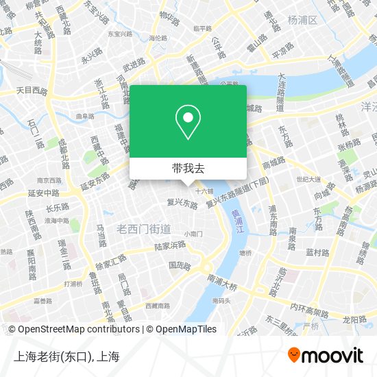 上海老街(东口)地图