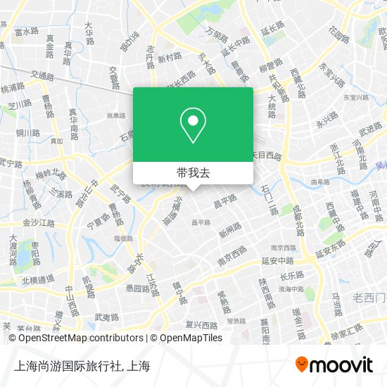 上海尚游国际旅行社地图