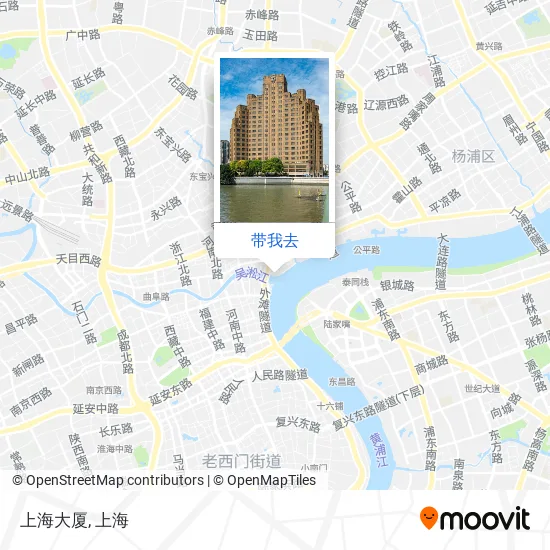 上海大厦地图