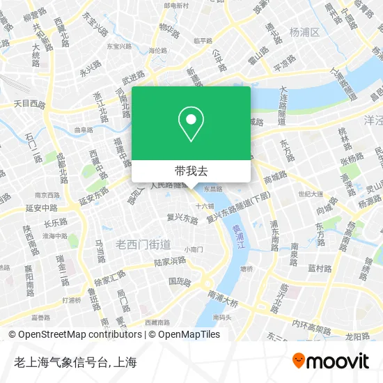 老上海气象信号台地图