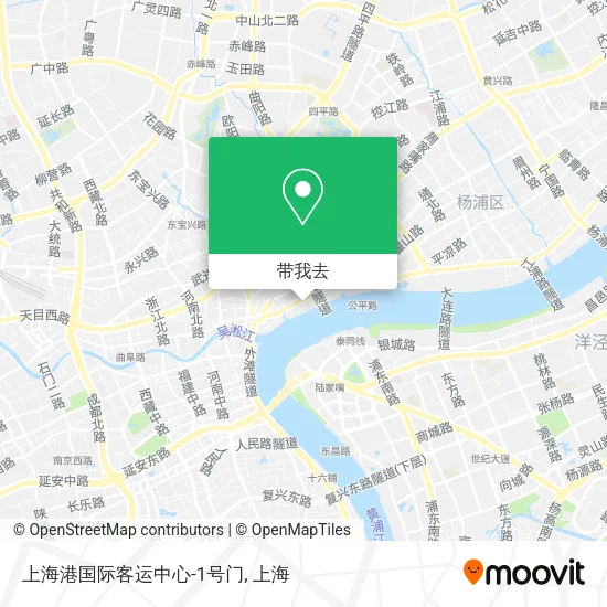 上海港国际客运中心-1号门地图