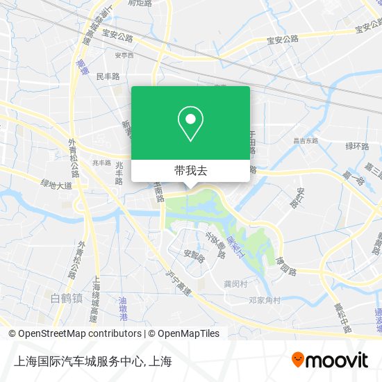 上海国际汽车城服务中心地图