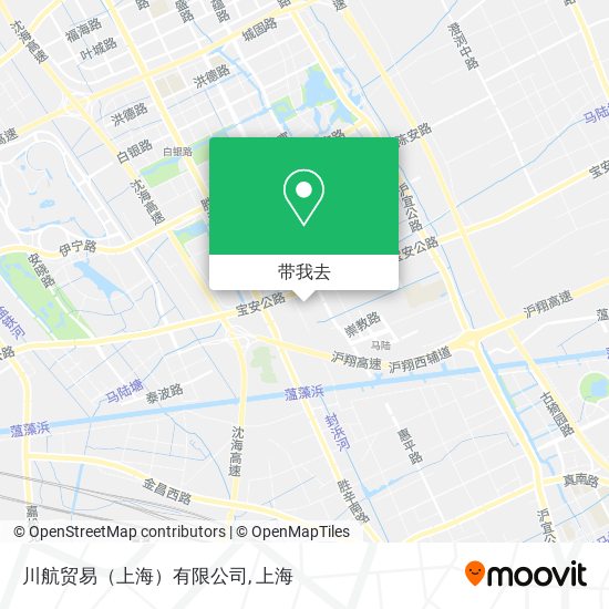 川航贸易（上海）有限公司地图