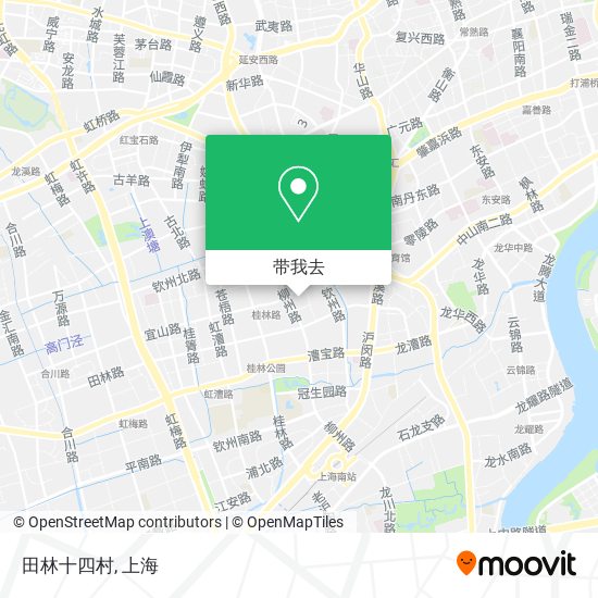 田林十四村地图