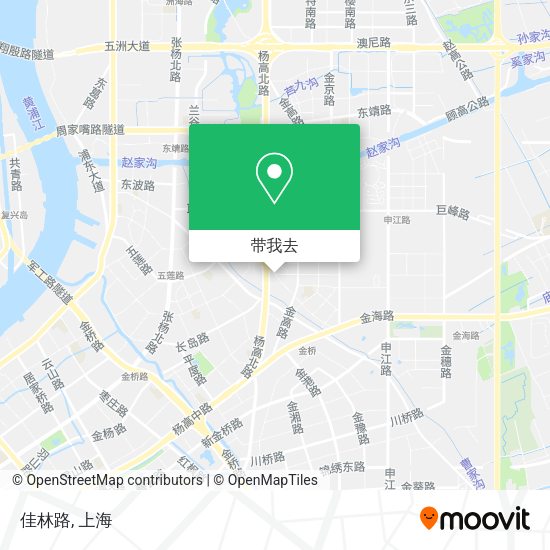佳林路地图