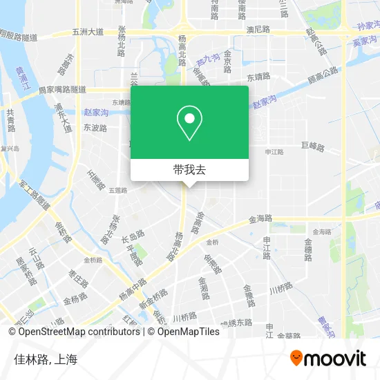 佳林路地图