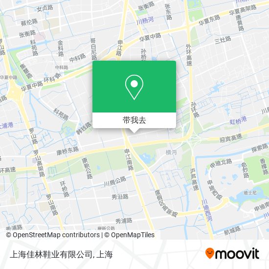 上海佳林鞋业有限公司地图